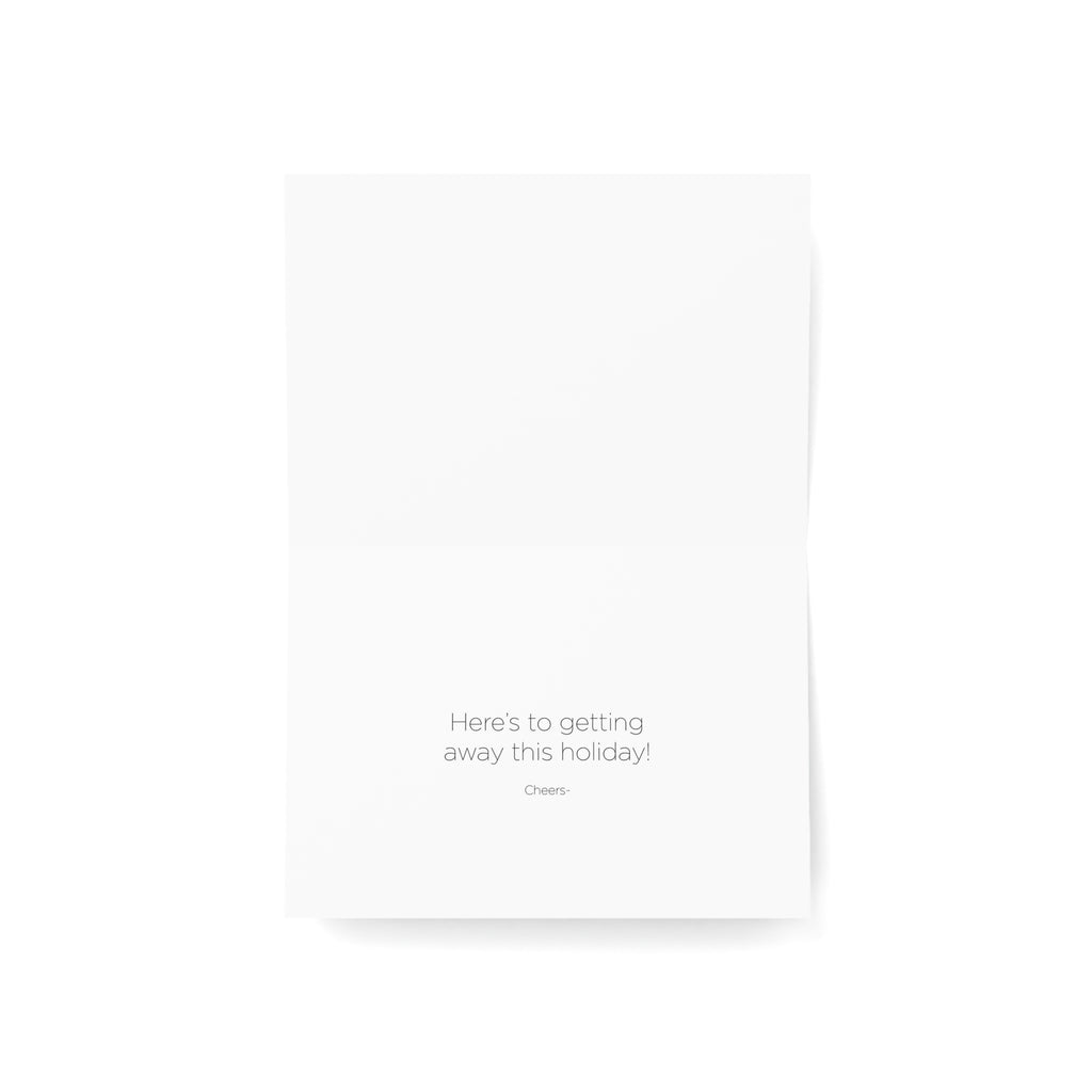 Gingerbread Escape Holiday Greeting Card