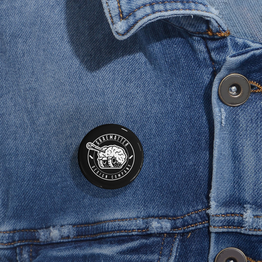 Round Pin — Graematter Design Company Logo Enamel Button
