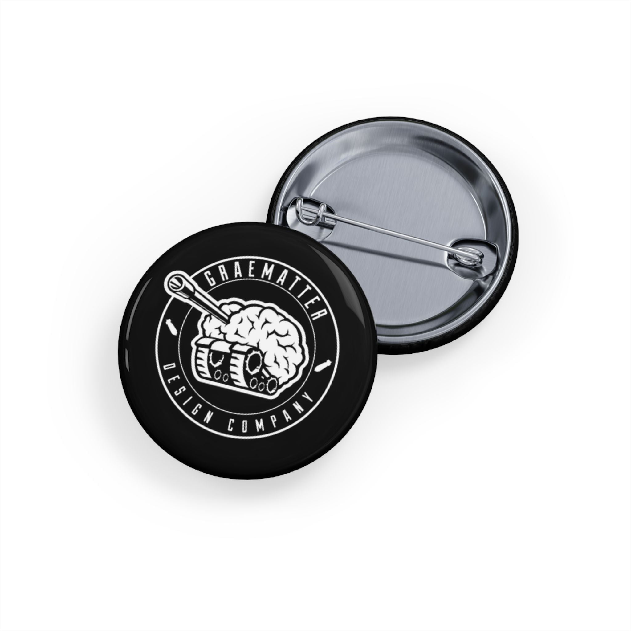 Round Pin — Graematter Design Company Logo Enamel Button