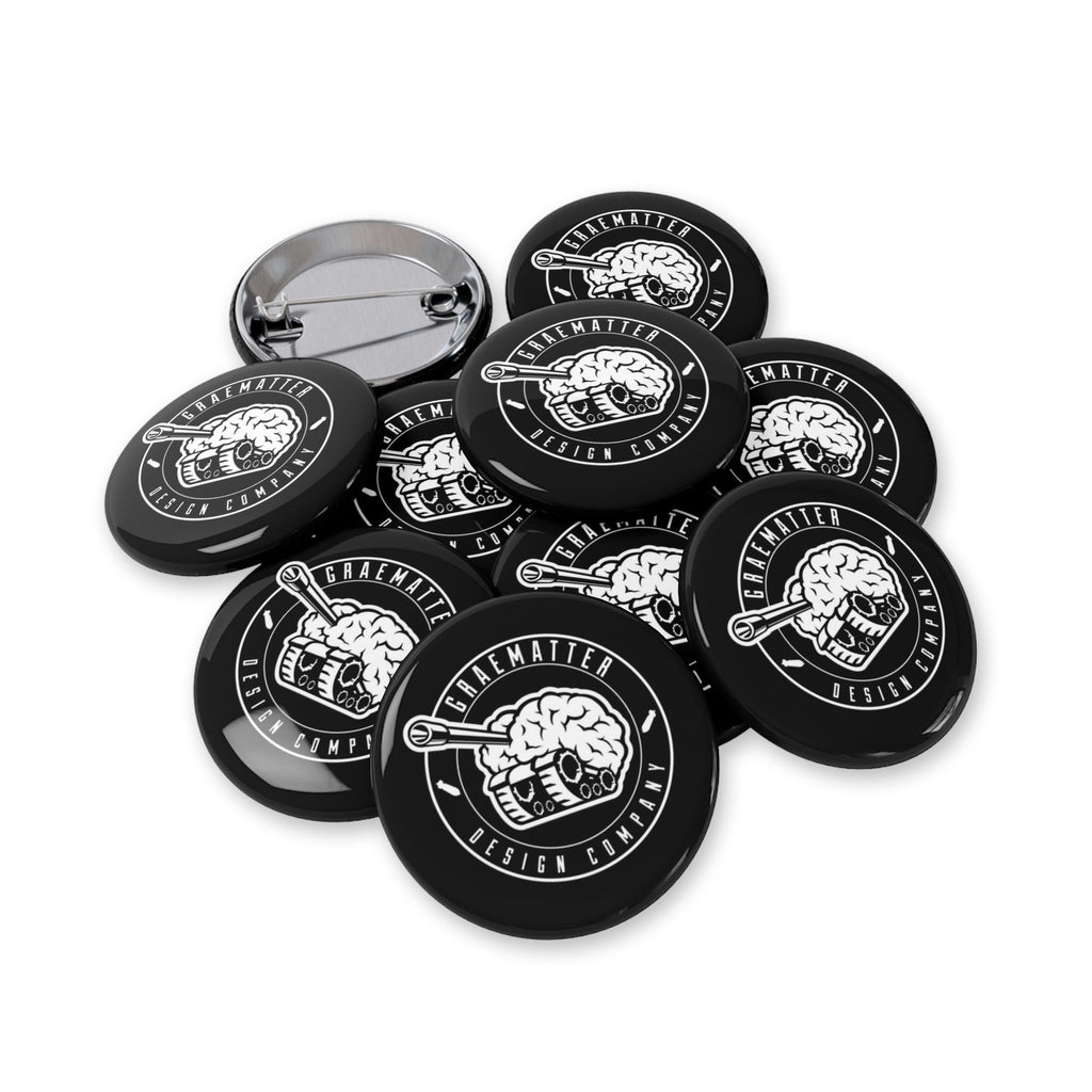 Round Pin — Graematter Design Company Logo Enamel Button