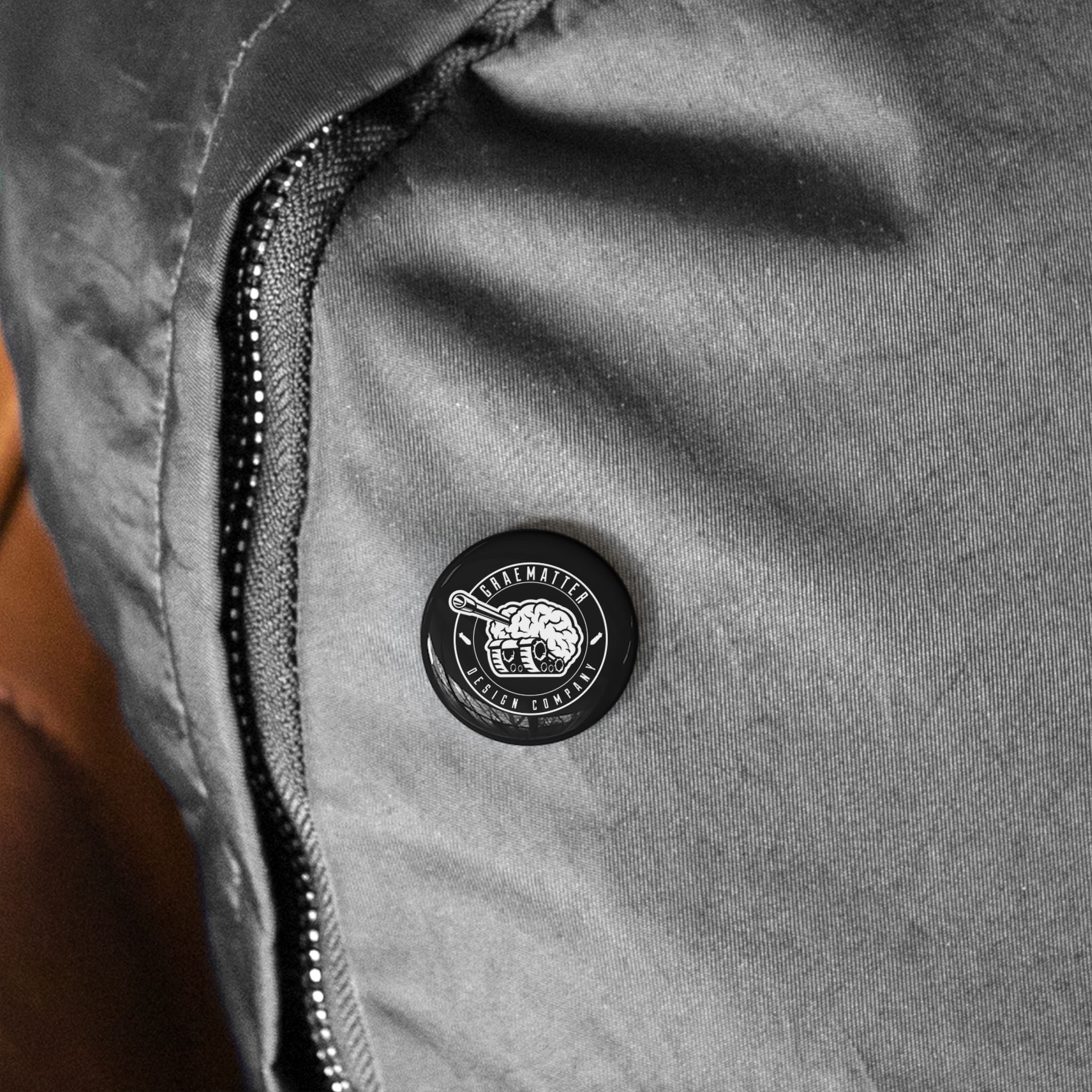 Round Pin — Graematter Design Company Logo Enamel Button