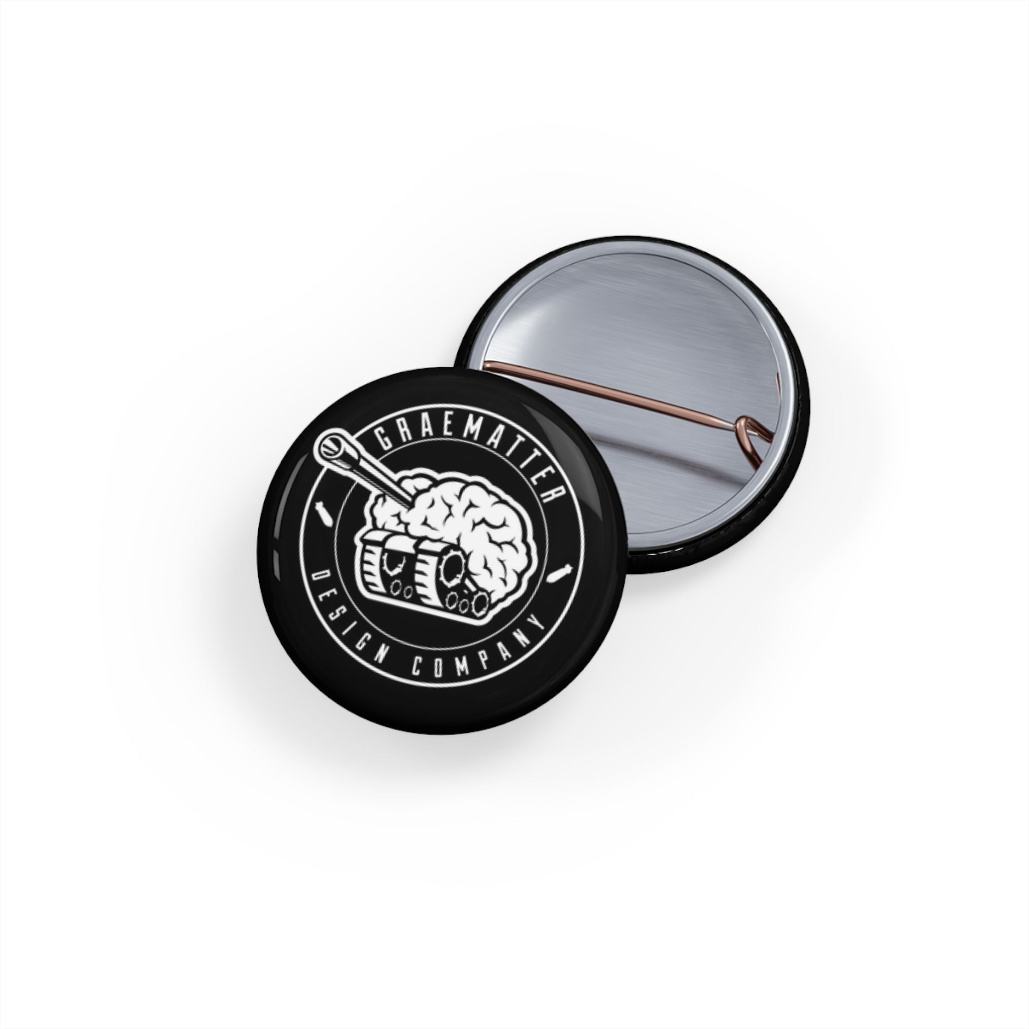 Round Pin — Graematter Design Company Logo Enamel Button